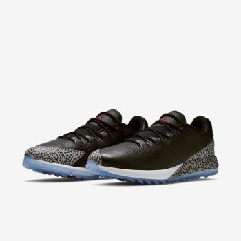 Nike Jordan ADG - Férfi Golf Cipő - Fekete/Fehér/Szürke/Piros